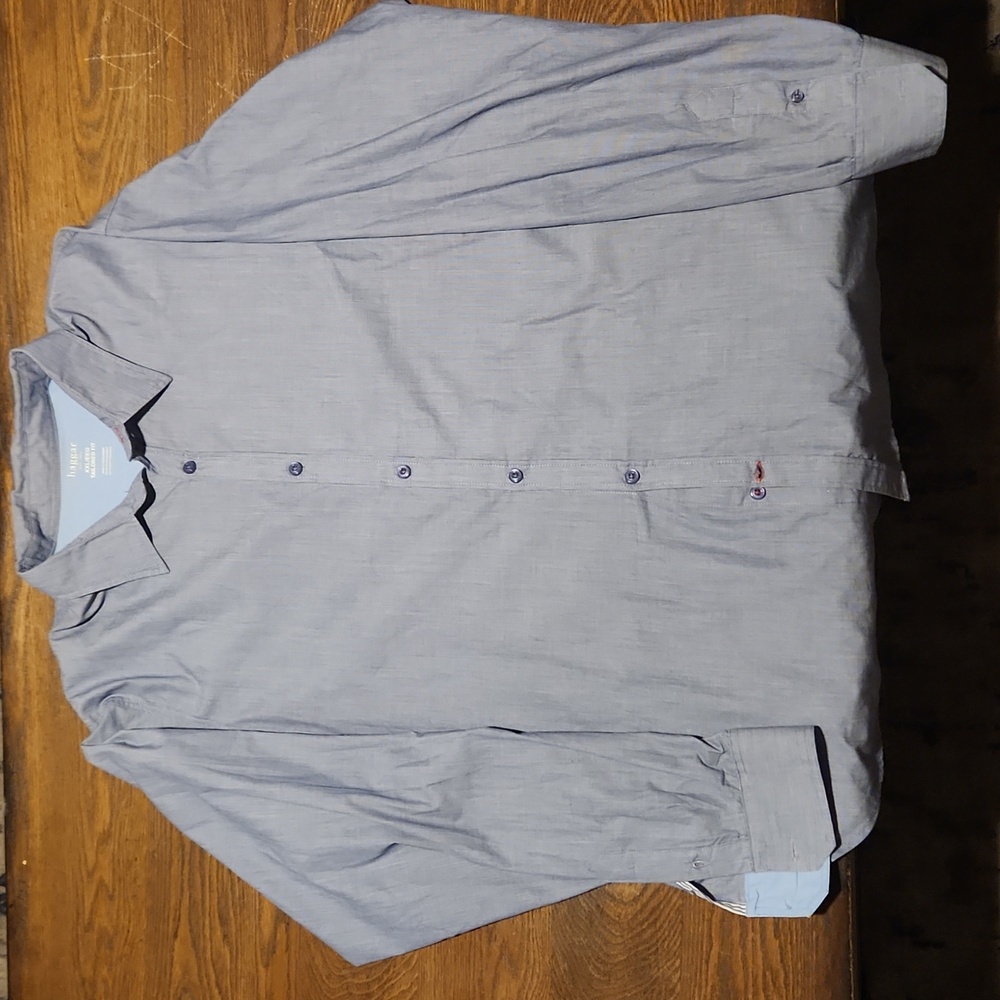 HAGGAR XXL Blue Button Down